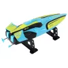 LEAN TOYS Barca Radiocomandata 2.4G Giallo-Turchese Impermeabile