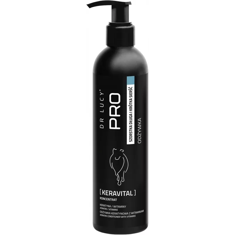 DR LUCY - PRO KERAVITAL 250 ML - balsamo con cheratina e vitamine per cani a pelo lungo e ruvido