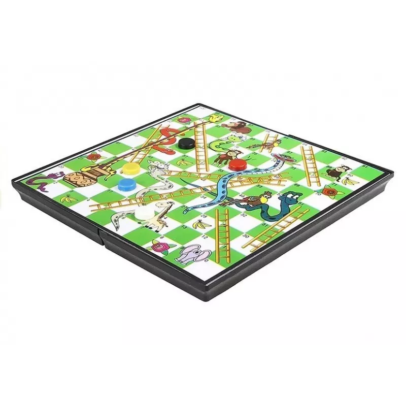 LEAN TOYS set tavoliere magnetico 7 in 1 scacchi ludo backgammon dama