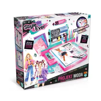 EPEE Kit creativo Fashion Design con tavoletta luminosa LED - Progetto Moda
