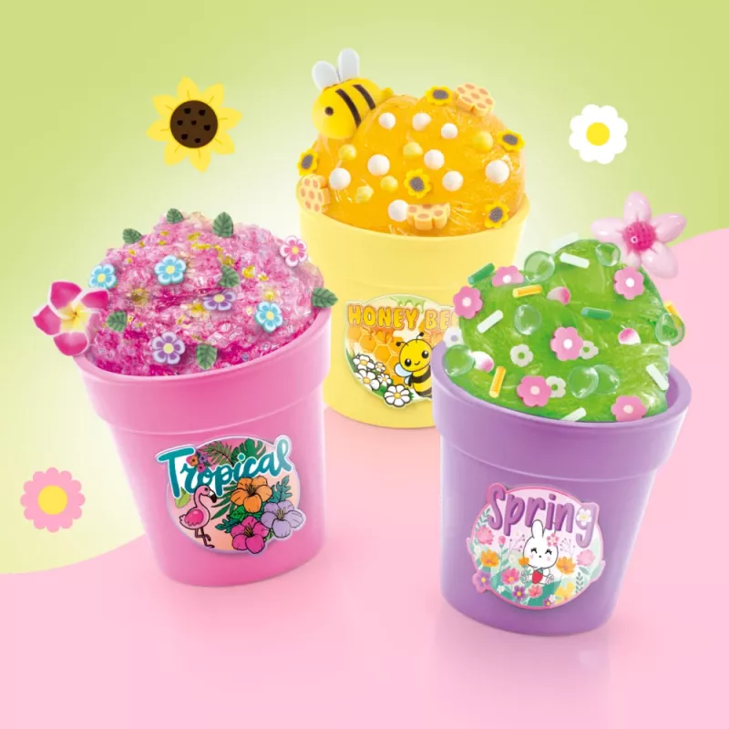 EPEE So Slime DIY Slime Shakers Creazioni Floreali 3 vasi di fiori kit creativo