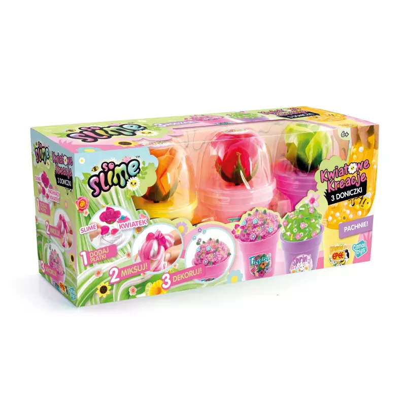 EPEE So Slime DIY Slime Shakers Creazioni Floreali 3 vasi di fiori kit creativo