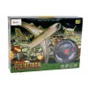 Aereo radiocomandato LEAN TOYS R/C militare mimetico con luci e telecomando