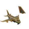 Aereo radiocomandato LEAN TOYS R/C militare mimetico con luci e telecomando