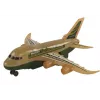 Aereo radiocomandato LEAN TOYS R/C militare mimetico con luci e telecomando
