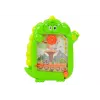LEAN TOYS Lavagna da disegno gioco da viaggio 2in1 verde dinosauri