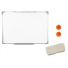 LEAN Spugna per lavagna magnetica cancellabile a secco con 2 magneti 45x60cm