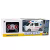 LEAN TOYS Ambulanza RC con luce e suono 1:20 bianco