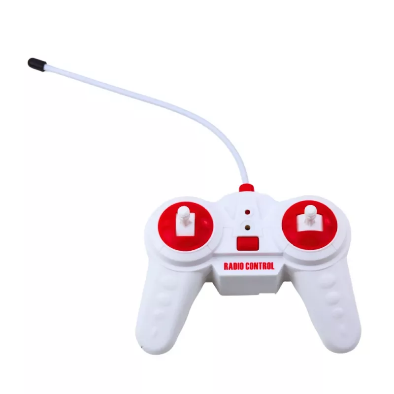 LEAN TOYS Ambulanza RC con luce e suono 1:20 bianco