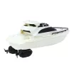 LEAN TOYS Motoscafo RC radiocomandato a batteria nero-bianco