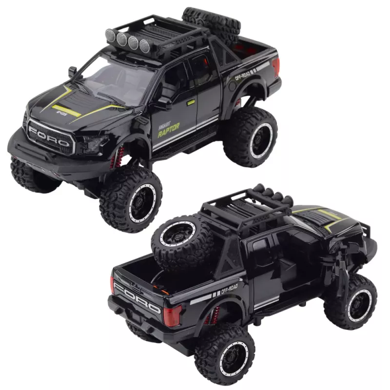LEAN TOYS Fuoristrada Raptor con porte apribili, trazione, luci e suoni mix