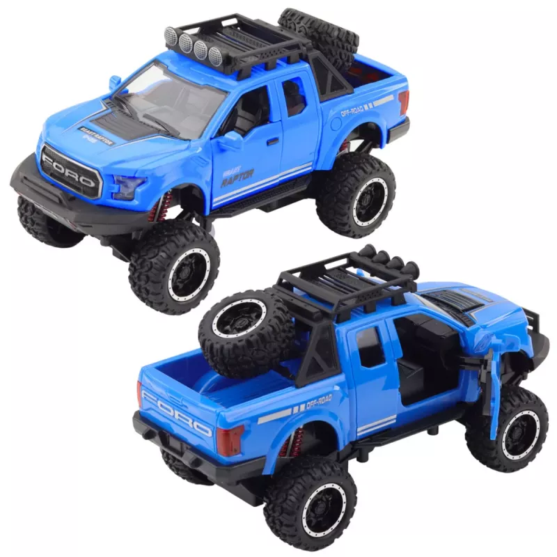 LEAN TOYS Fuoristrada Raptor con porte apribili, trazione, luci e suoni mix