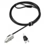 Kensington cavo di sicurezza con lucchetto 3-in-1 - a chiave, 1,8 m (6 ft) - Nero/Argento