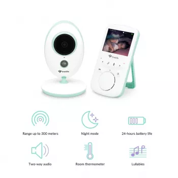 TrueLife NannyCam V24 Pro video baby monitor LCD 2,4