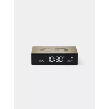 Lexon Flip Premium Sveglia da tavolo a doppia faccia Oro LR152D