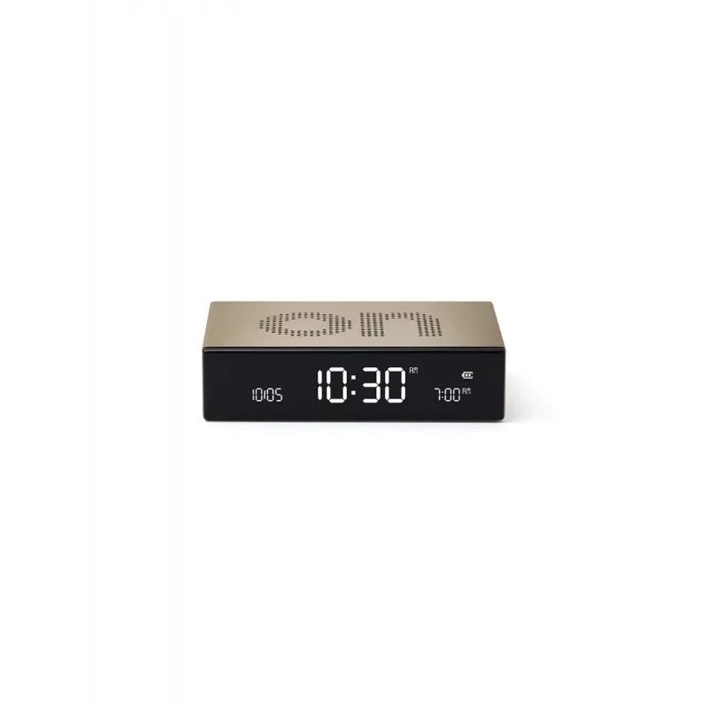 Lexon Flip Premium Sveglia da tavolo a doppia faccia Oro LR152D