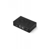 LEXON Flip Premium Sveglia da tavolo a doppia faccia Nero LR152N