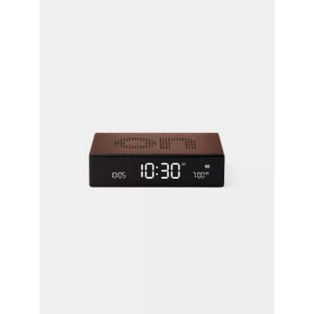 Lexon Flip Premium Sveglia da tavolo a doppia faccia Bronzo LR152BZ