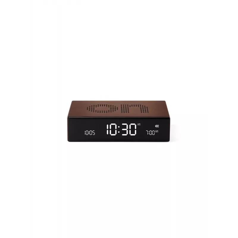 Lexon Flip Premium Sveglia da tavolo a doppia faccia Bronzo LR152BZ