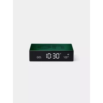 LEXON Flip Premium Sveglia digitale Verde scuro LR152DG1