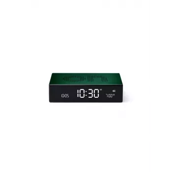 LEXON Flip Premium Sveglia digitale Verde scuro LR152DG1