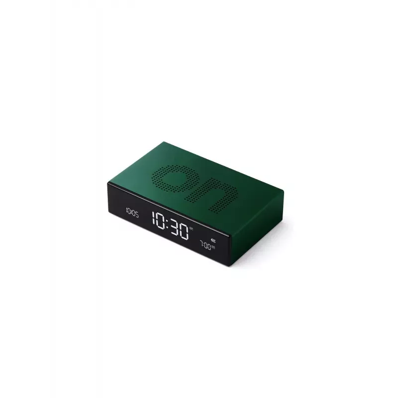 LEXON Flip Premium Sveglia digitale Verde scuro LR152DG1