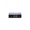 LEXON Flip Premium Sveglia da tavolo a doppia faccia Viola LR152LL