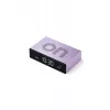 LEXON Flip Premium Sveglia da tavolo a doppia faccia Viola LR152LL