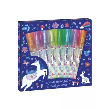 Janod Penne Gel Mini 8 Colori Unicorns Dreamland 6+