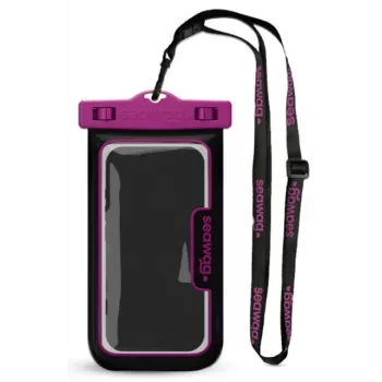 Seawag Element Proof Case - Custodia Impermeabile per Telefono (Nero/Viola)