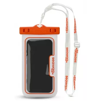 Seawag Element Proof Case - Custodia Impermeabile per Telefono (Bianco/Arancione)