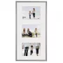 Hama Madrid cornice portafoto per 3 foto 10x15 cm, argento, 23x45 cm