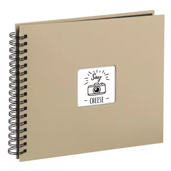 HAMA ALBUM FINE ART 28x24/50 TAUPE, PAGINE NERE