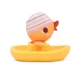 Lilliputiens Giocattolo da bagno barca con anatra in peluche Gaspard 6m+