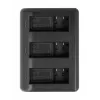 Newell SDC-USB Caricatore a tre canali per batterie DJI Osmo Action BCX204