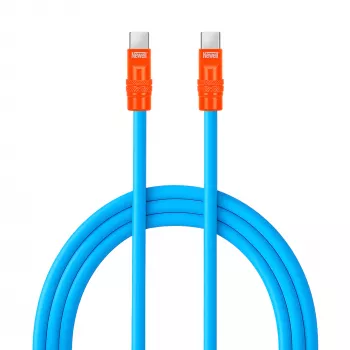 Newell Cavo USB-C a USB-C 100W, 2 m, silicone, blu-arancio