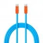 Newell Cavo USB-C a USB-C 100W, 2 m, silicone, blu-arancio