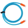Newell Cavo USB-C a USB-C 100W, 2 m, silicone, blu-arancio