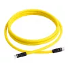 Newell Cavo USB-C a USB-C 100W, 2 m, silicone, giallo-nero