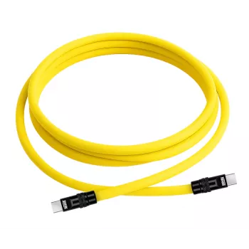 Newell Cavo USB-C a USB-C 100W, 2 m, silicone, giallo-nero