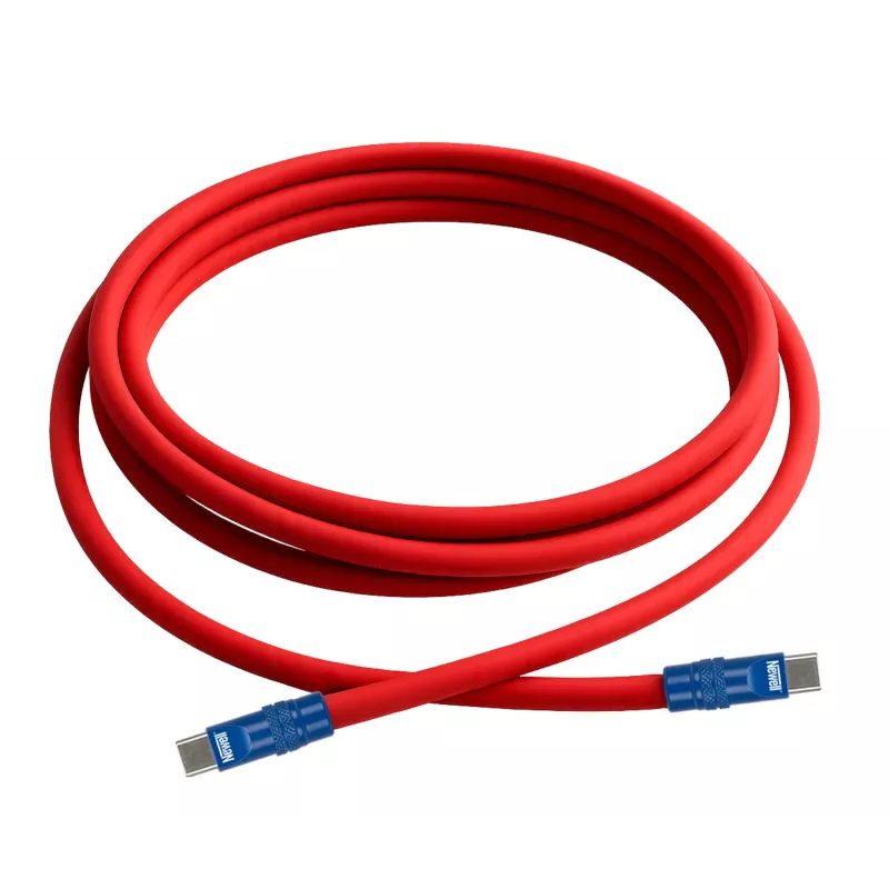 Newell Cavo USB-C a USB-C 100W 2 m silicone rosso-blu navy