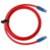 Newell Cavo USB-C a USB-C 100W 2 m silicone rosso-blu navy