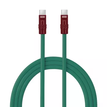 Newell Cavo USB-C a USB-C 100W 2 m silicone verde-bordeaux