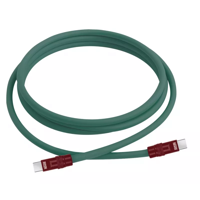 Newell Cavo USB-C a USB-C 100W 2 m silicone verde-bordeaux