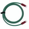 Newell Cavo USB-C a USB-C 100W 2 m silicone verde-bordeaux
