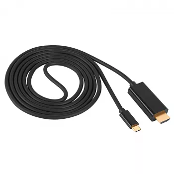 Akyga AK-AV-18 Cavo USB-C a HDMI, 4K, 1,8 m, nero