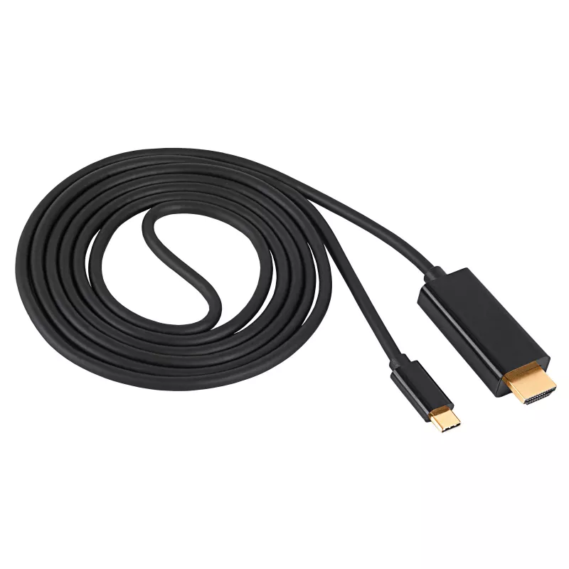 Akyga AK-AV-18 Cavo USB-C a HDMI, 4K, 1,8 m, nero