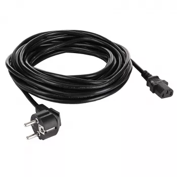 Akyga AK-PC-08C Cavo di alimentazione CEE 7/7 a IEC C13 10 m nero
