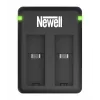 Newell SDC-USB Caricabatterie a doppio canale per batterie Insta360 CINSBAJA per Insta360 Ace / Ace Pro