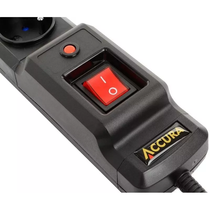 Accura Premium Sagitta 3 prese 3,0m ciabatta con protezione da sovratensione